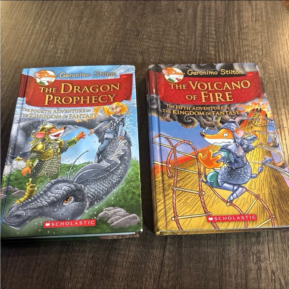 Geronimo Stilton Dragon Prophecy - Volcano of Fire - Kingdom of Fantasy 4 & 5